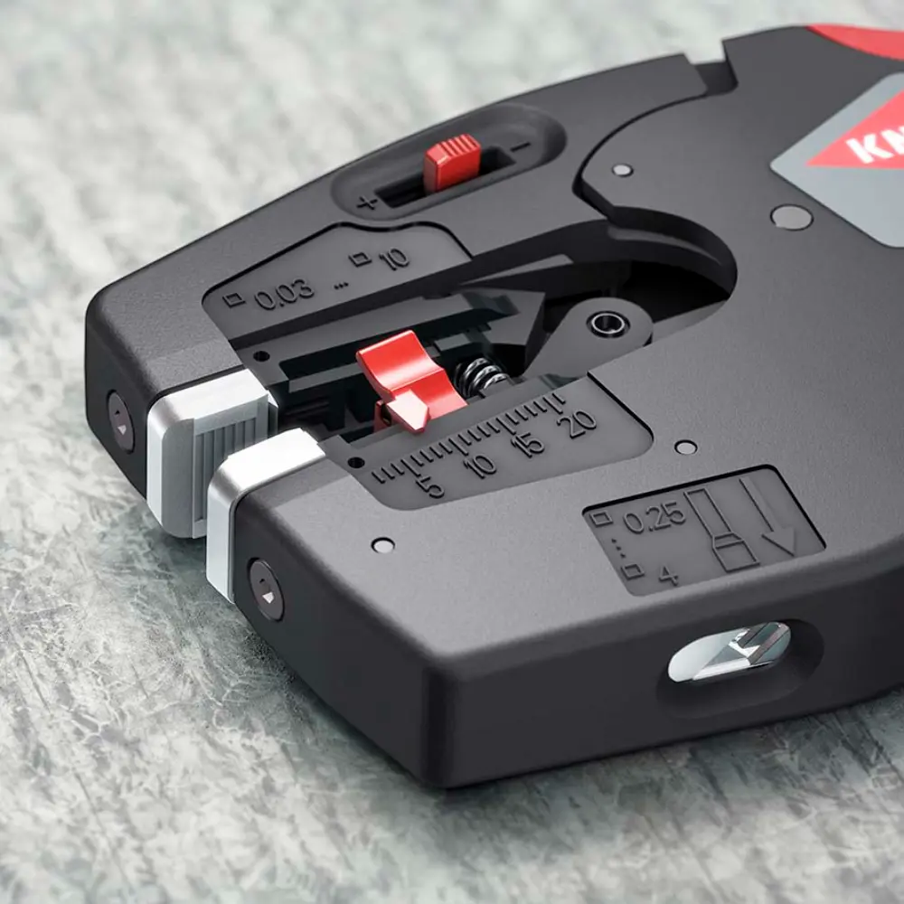 KNIPEX NexStrip Elektriker-Multiwerkzeug mit rutschhemmenden Kunststoff-Hüllen 190 mm