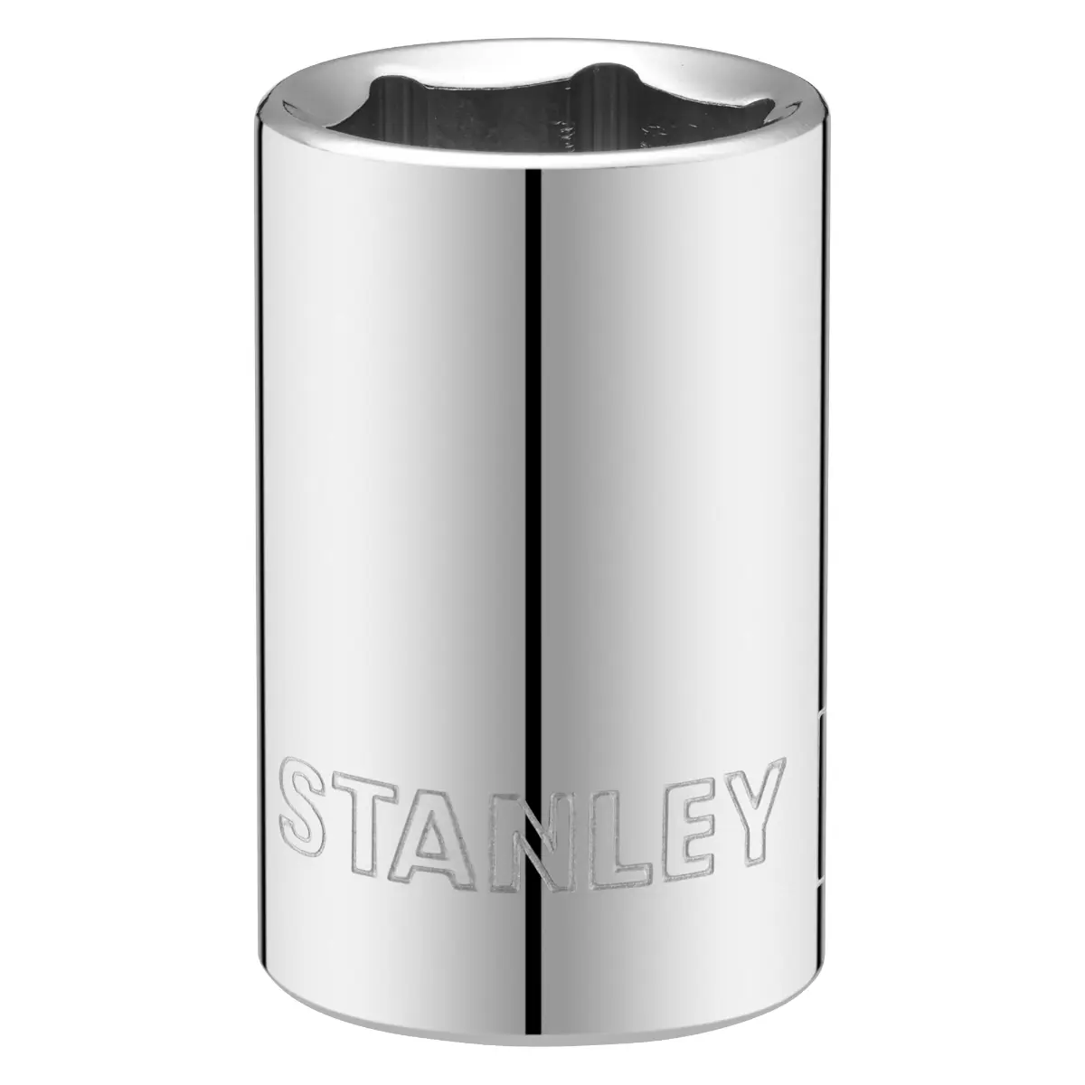 STANLEY 1/2 Zoll 6-Kant Stecknuss 17 mm mit MaxiDrive-Profil