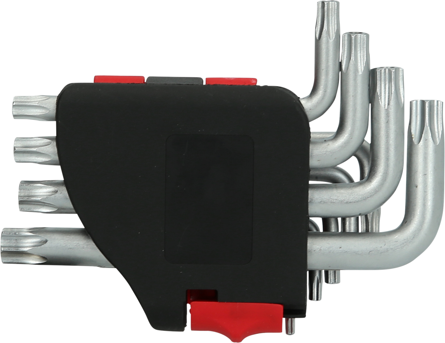 KS Tools Torx-Winkelstiftschlüssel-Satz mit Bohrung, kurz, 10-tlg, TB8-TB50