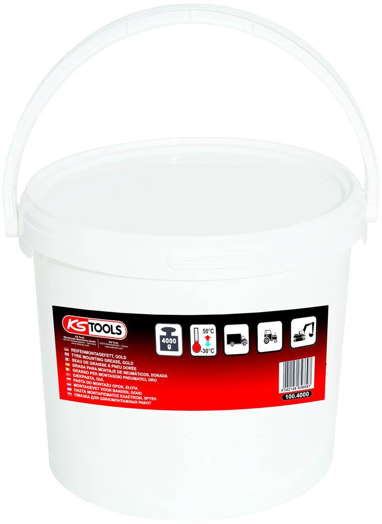KS Tools Reifenmontagefett 4 kg, gold