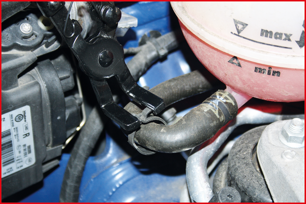 KS Tools Schlauchklemmenzange, abgewinkelt