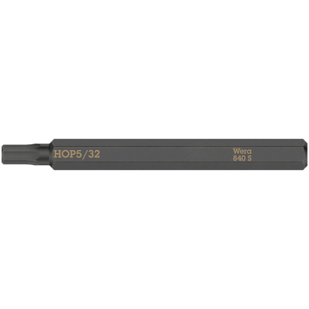 Wera 840 S Hex-Plus Innensechskant Bits für Schlagschraubendreher, zöllig