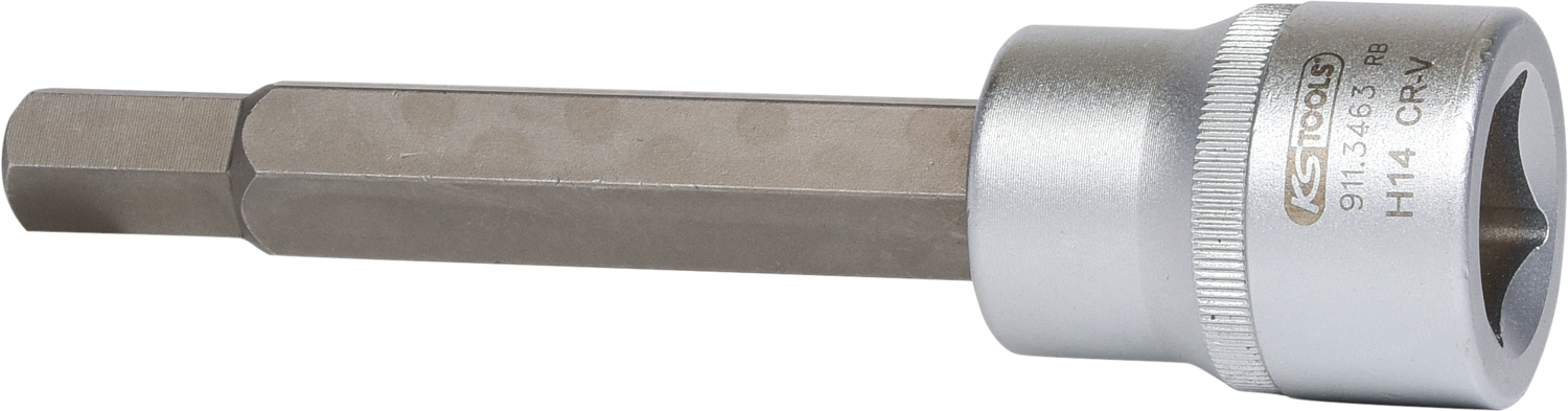 KS Tools 3/4" Bit-Stecknuss Innensechskant, lang