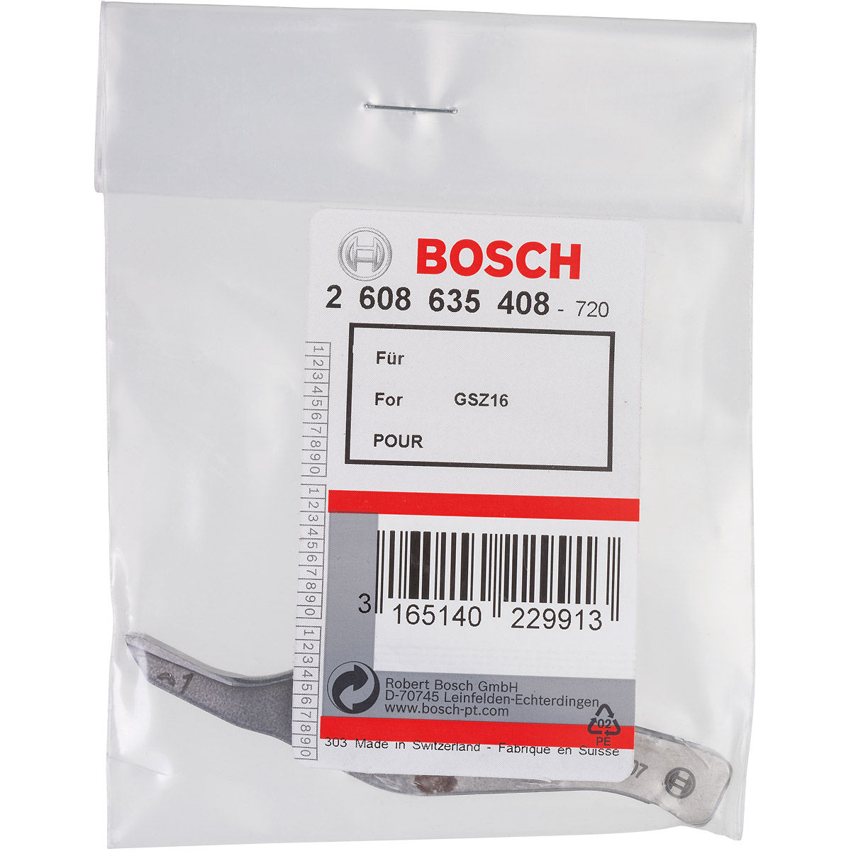 Bosch Messer Kurve, für Bosch-Schlitzschere GSZ 160 Professional