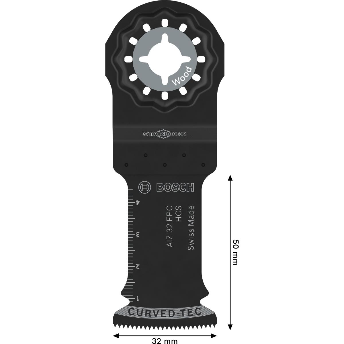 Bosch AIZ 32 EPC Holz Tauchsägeblatt, Starlock, 32 x 50 mm,1-Stück