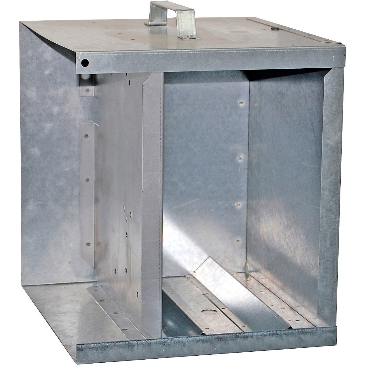 Kerbl Metall-Akkukasten mit Dach für AN-12V-Geräte