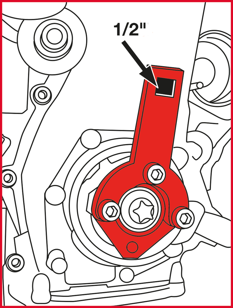 KS Tools Motoreinstell-Werkzeug-Satz für Fiat - Ford - Opel - Suzuki, 12-tlg