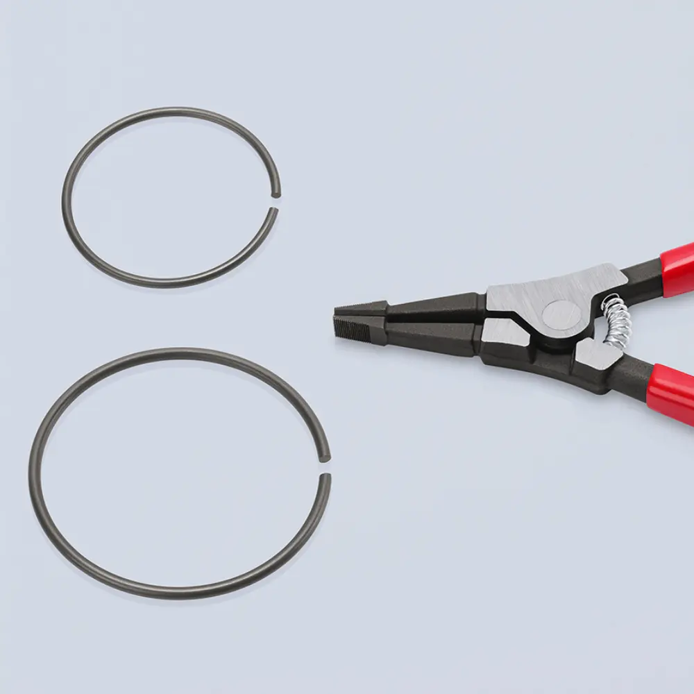 KNIPEX Montagezange für Sprengringe auf Wellen mit Kunststoff überzogen brüniert 170 mm