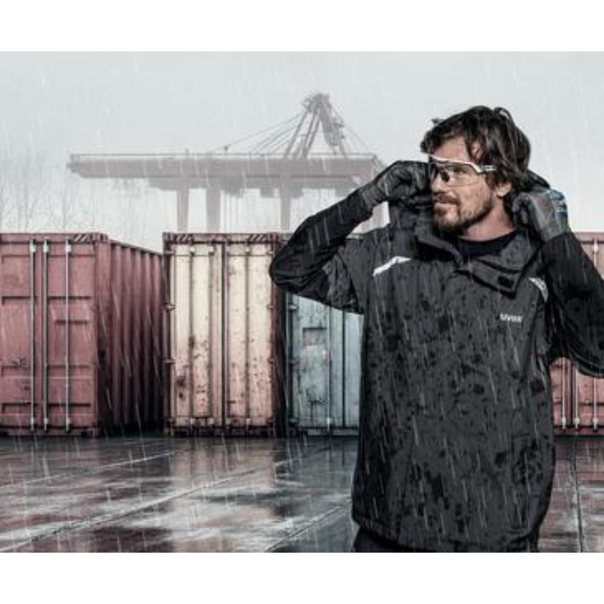 uvex Bügelbrille ultrashield farblos, weiß, schwarz
