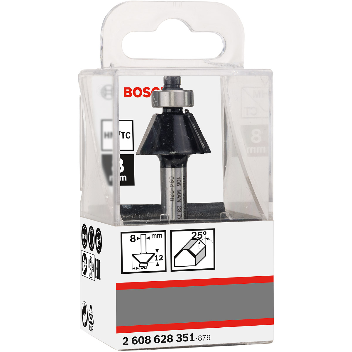 Bosch PRO Fasenfräser 8x23,7x54