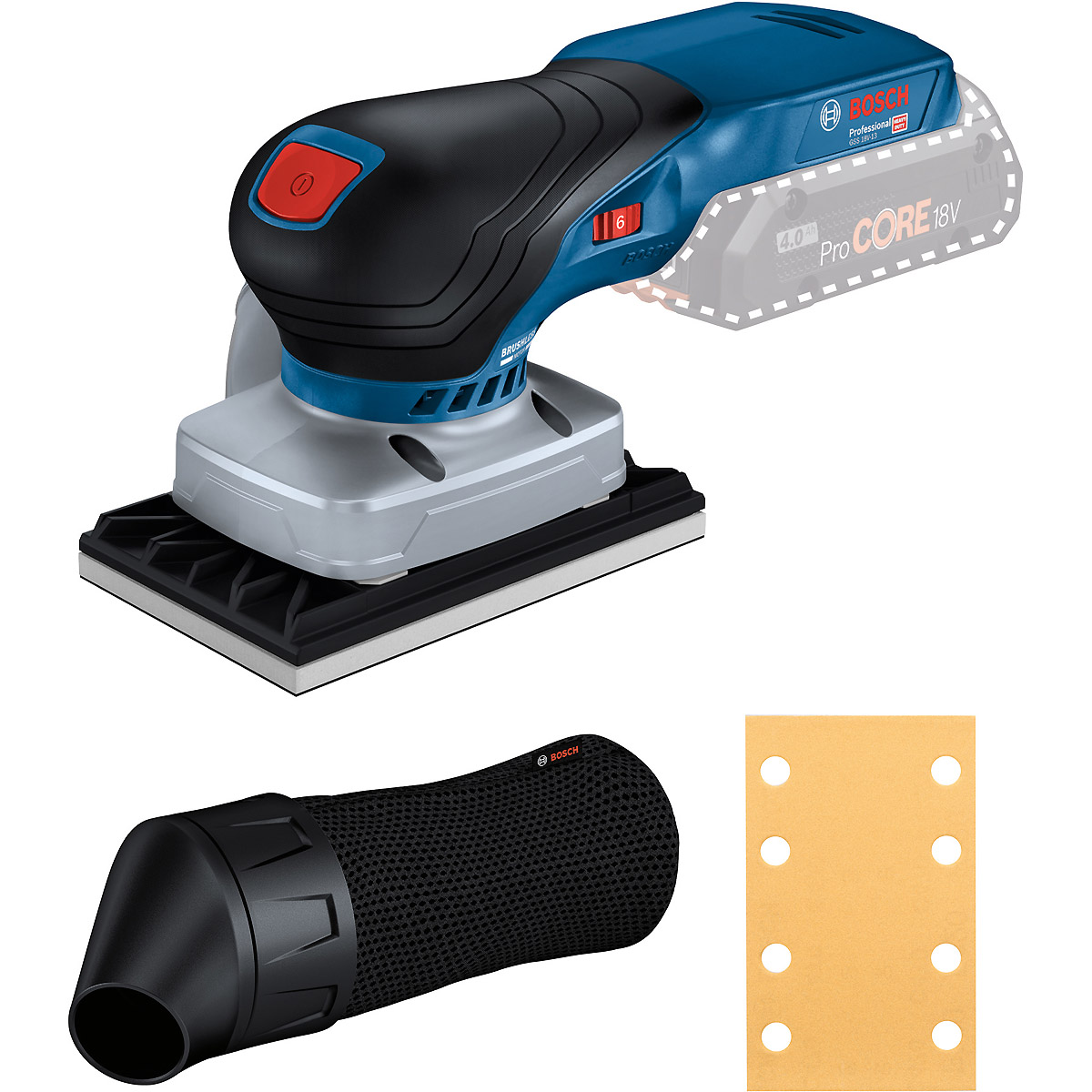 Bosch Akku-Schwingschleifer GSS 18V-13 Solo