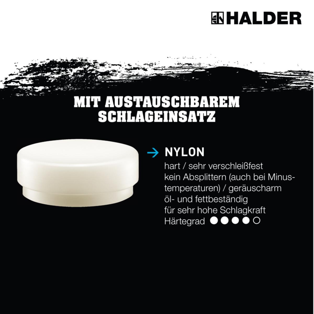 HALDER Schlageinsatz für SCHLEGEL, Nylon