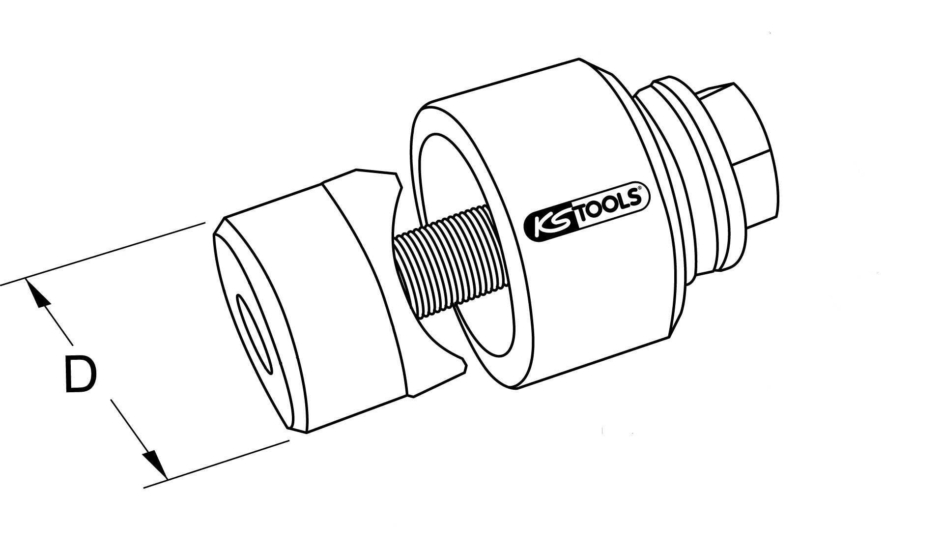 KS Tools Schraublochstanze