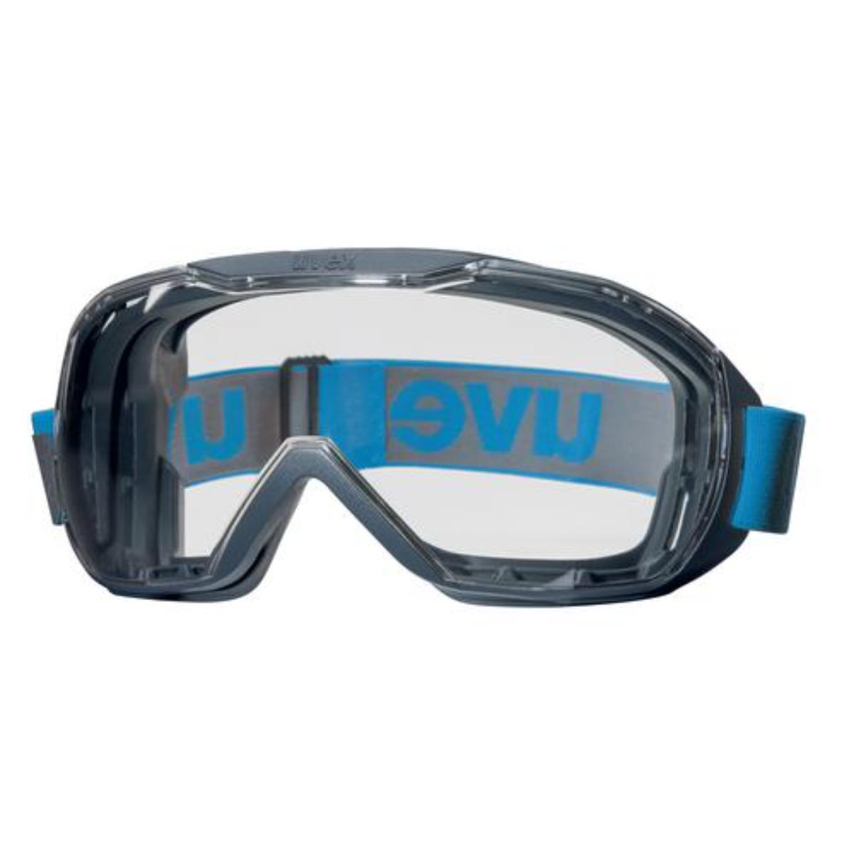 uvex Vollsichtbrille megasonic blau