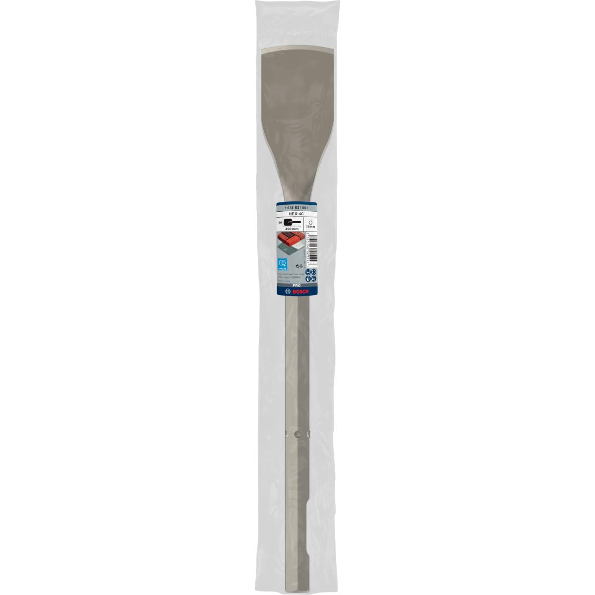 Bosch PRO Spatmeißel Sechskantaufnahme mit 19-mm-Aufnahme, 450 x 60 mm