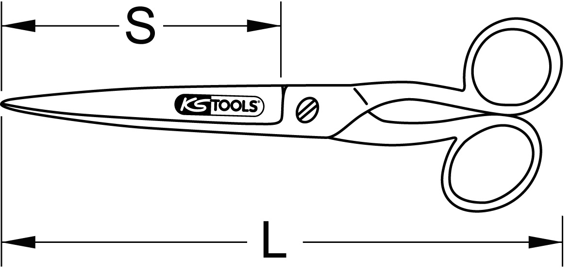 KS Tools Universal-Werkstattschere