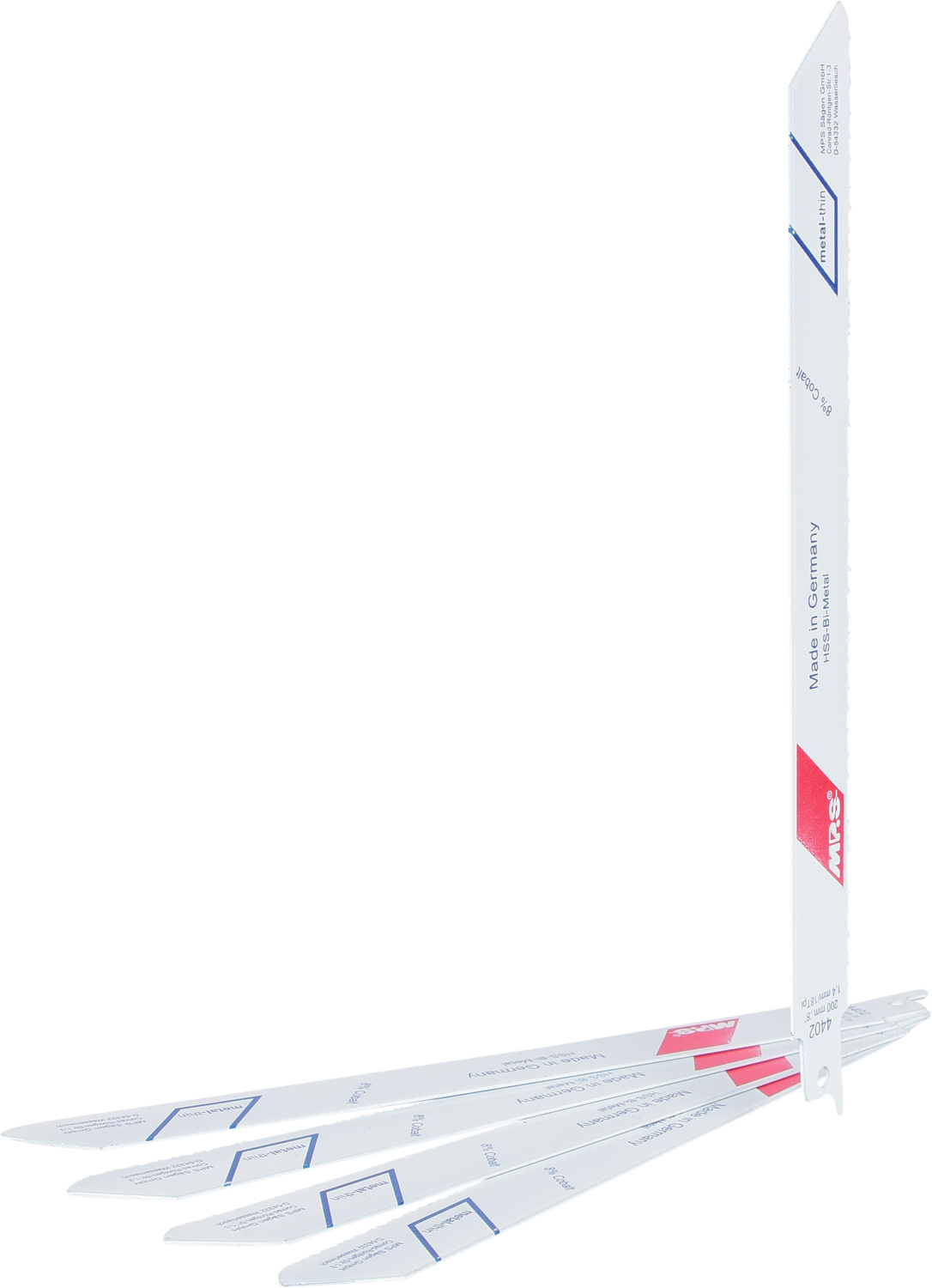 KS Tools Säbelsägeblatt, 200mm, 1,4mm, 5er Pack