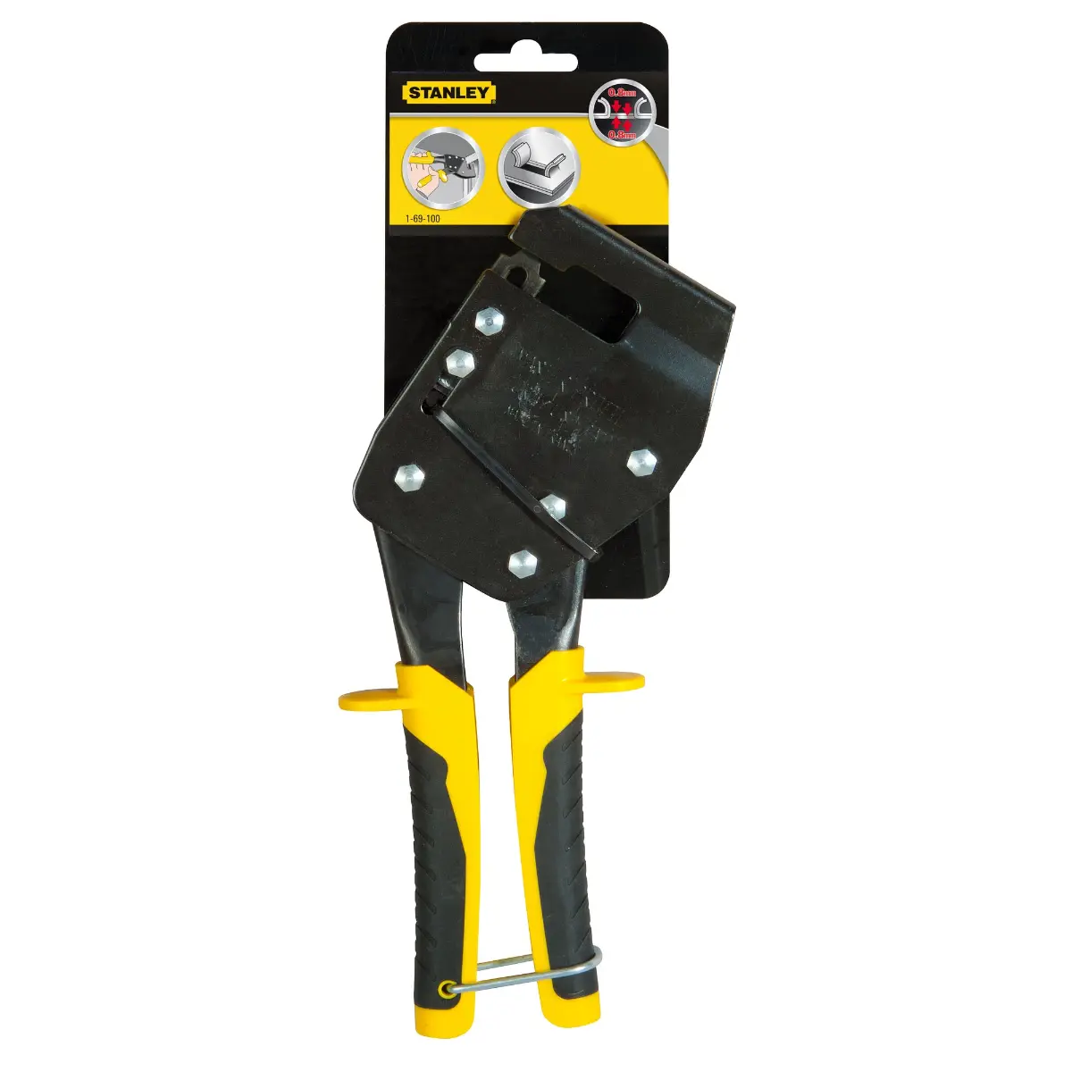 STANLEY Verbundzange bis 0,8mm Blechstärke Länge 260mm Kaltfalzverfahren