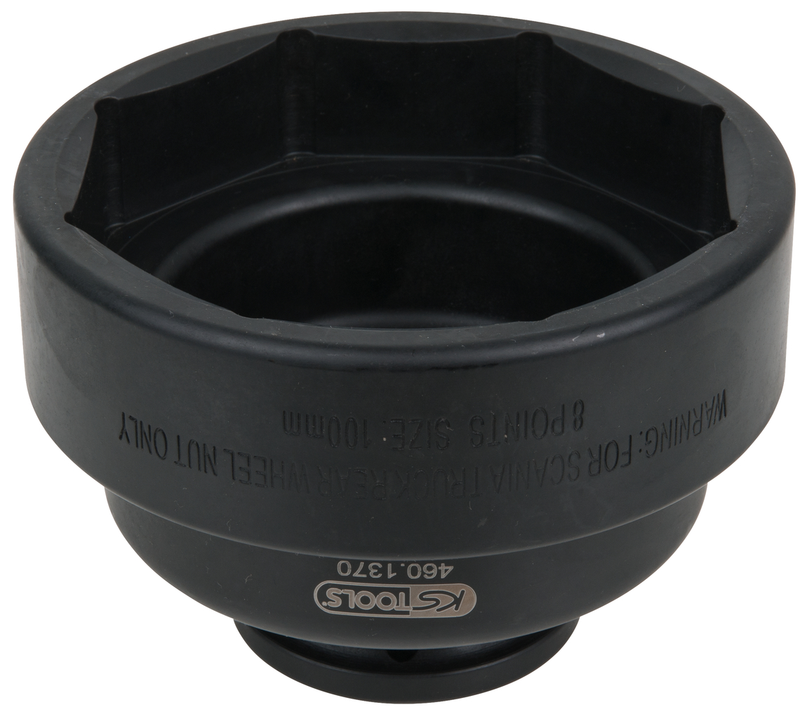 KS Tools 3/4"Achsmuttern-Schlüssel für Scania, 8-kant, 100 mm