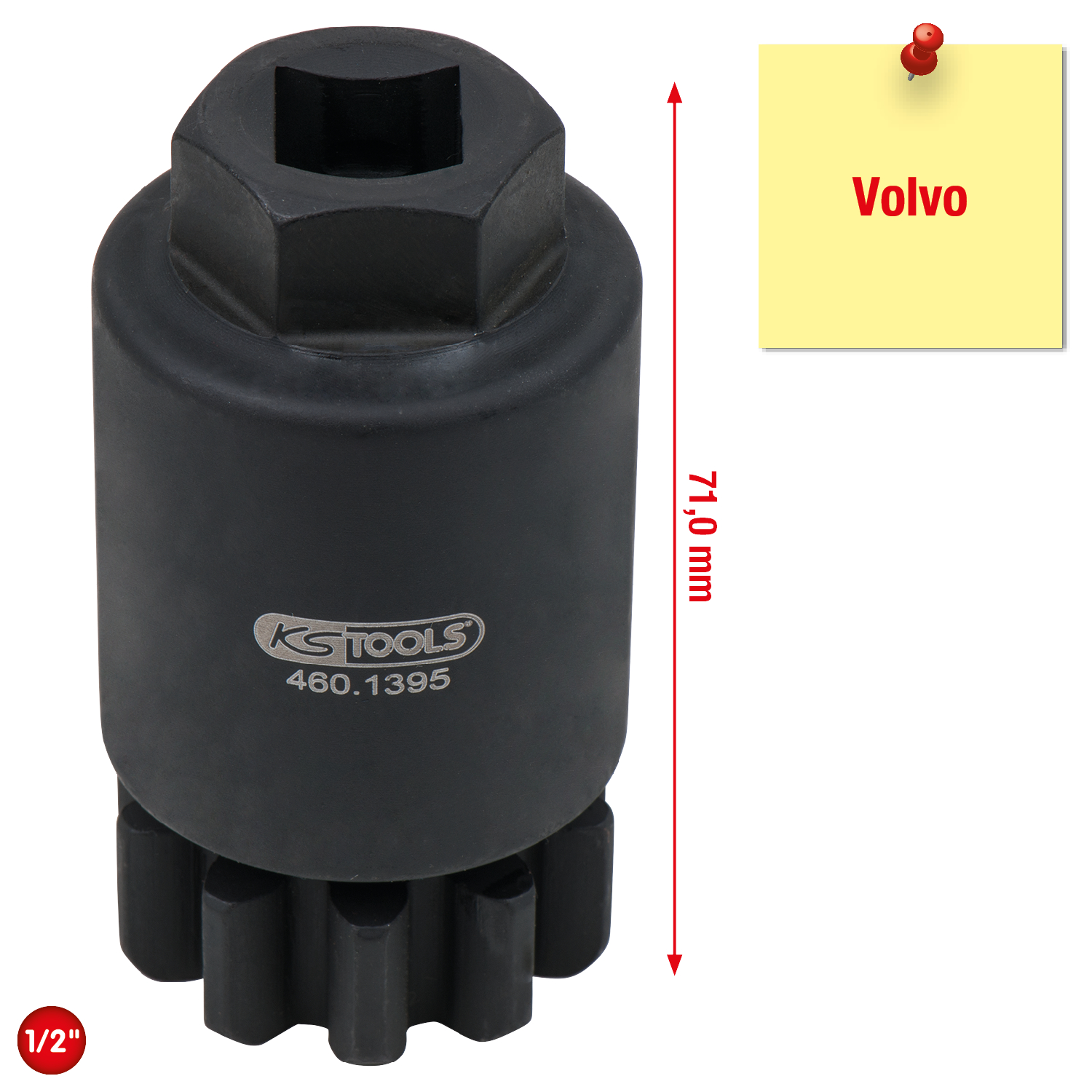KS Tools 1/2" Motor-Durchdrehvorrichtung für Volvo