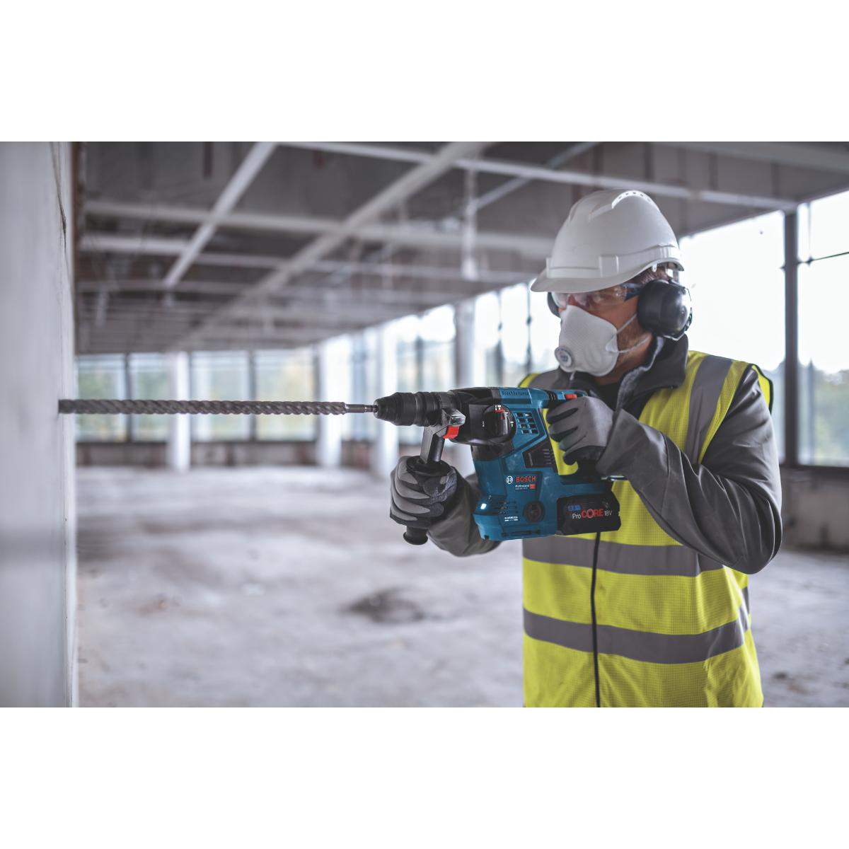 Bosch Akku-Bohrhammer mit SDS plus GBH 18V-28 CF,  L-BOXX 238, L-BOXX-Einlage, solo (L)