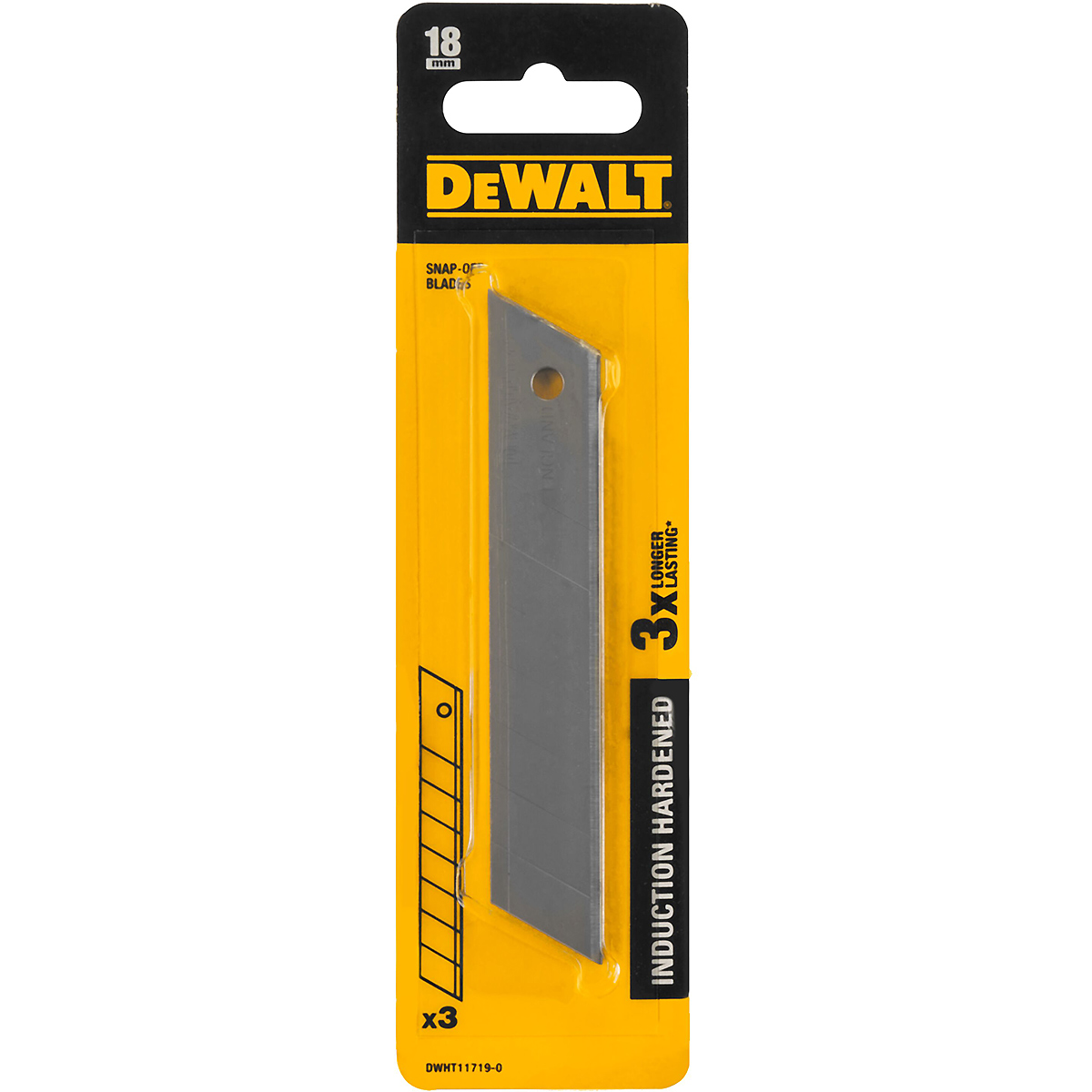DEWALT Abbrechklingen 18mm 3 Stück