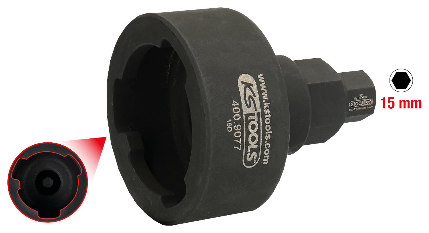 KS Tools Hochdruckpumpenrad-Abzieher für VAG, 2-tlg