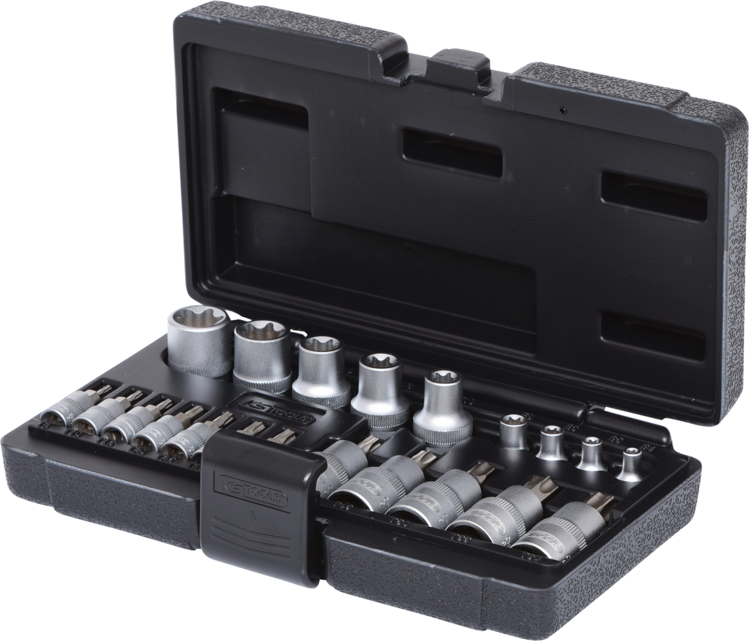 KS Tools 1/4"+1/2" Torx-Steckschlüssel-Satz, 21-tlg