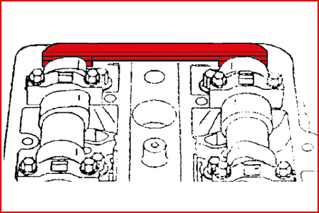 KS Tools Motoreinstell-Werkzeug-Satz für GM - Isuzu - Opel - Saab, 5-tlg
