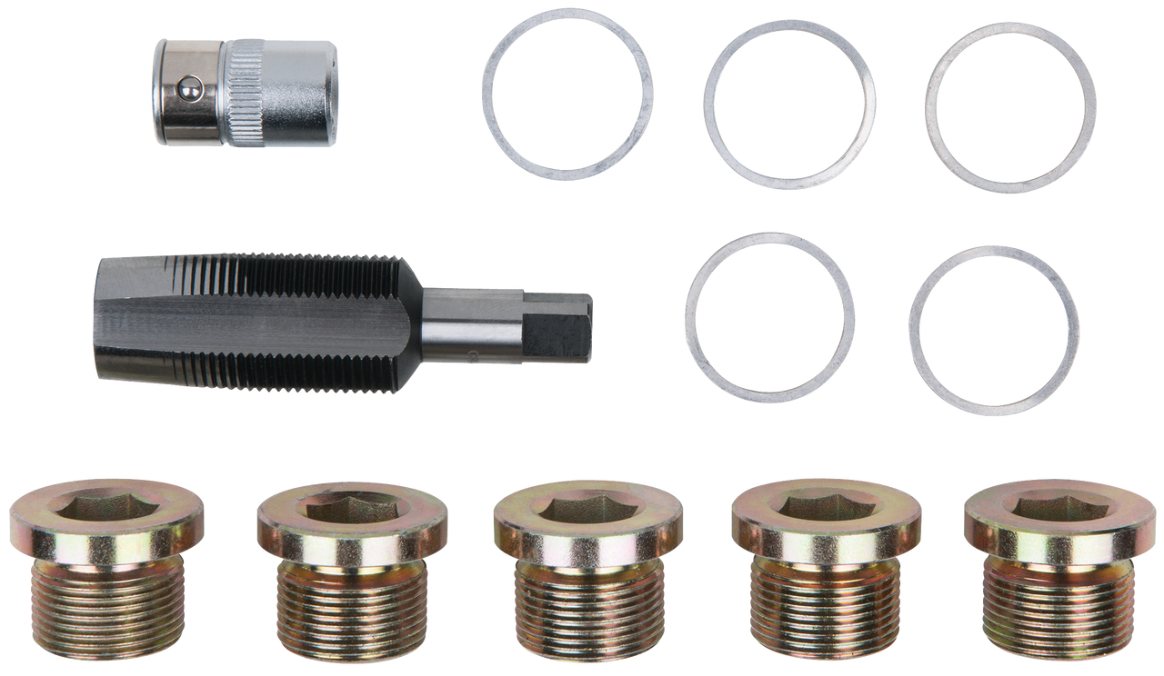 KS Tools Ölablassschrauben-Gewindereparatur-Satz, 12-tlg M24 x 1,5