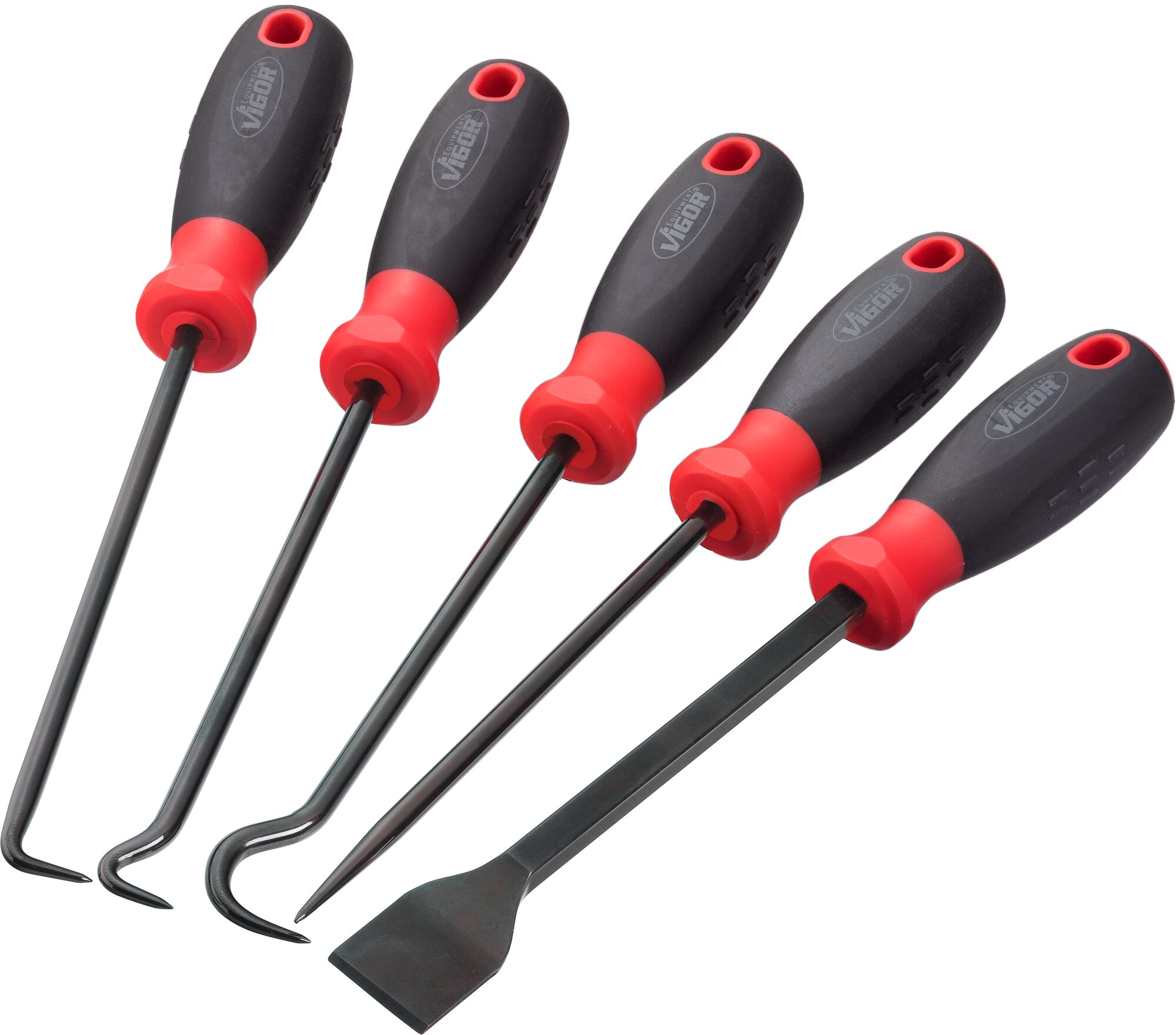 VIGOR Haken- und Schaber Satz, V5045, 260 mm, Anzahl Werkzeuge: 5