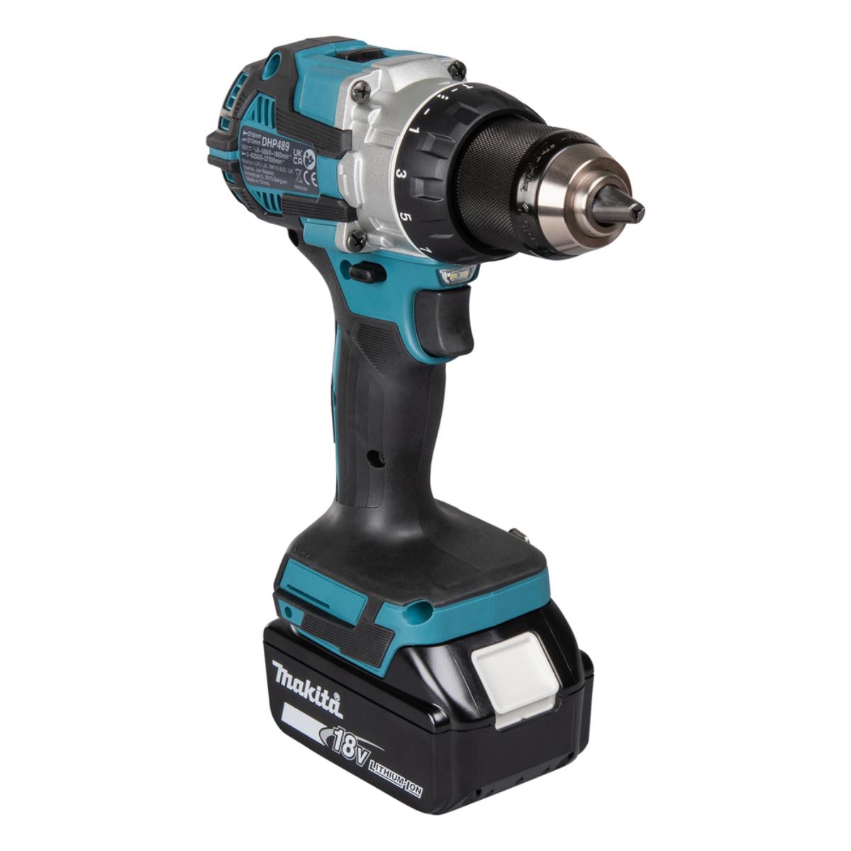 Makita Akku-Schlagbohrschrauber 18V - max. 110 Nm - 0-1.800 U/min - DHP489RTJ