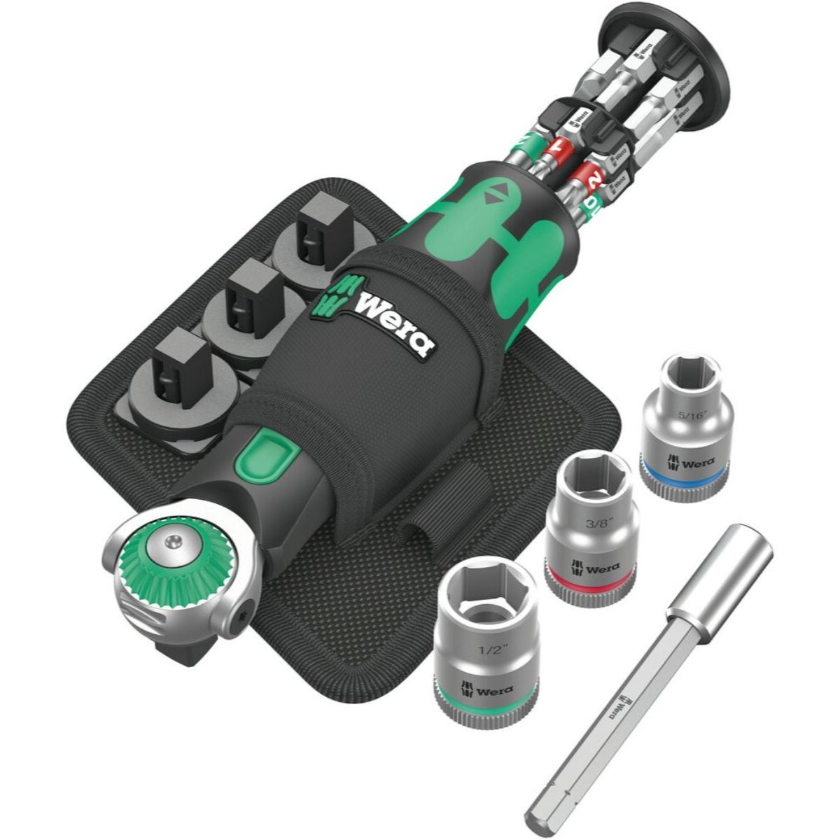 Wera 8009 Zyklop Pocket Imperial Set 2, 18-teilig