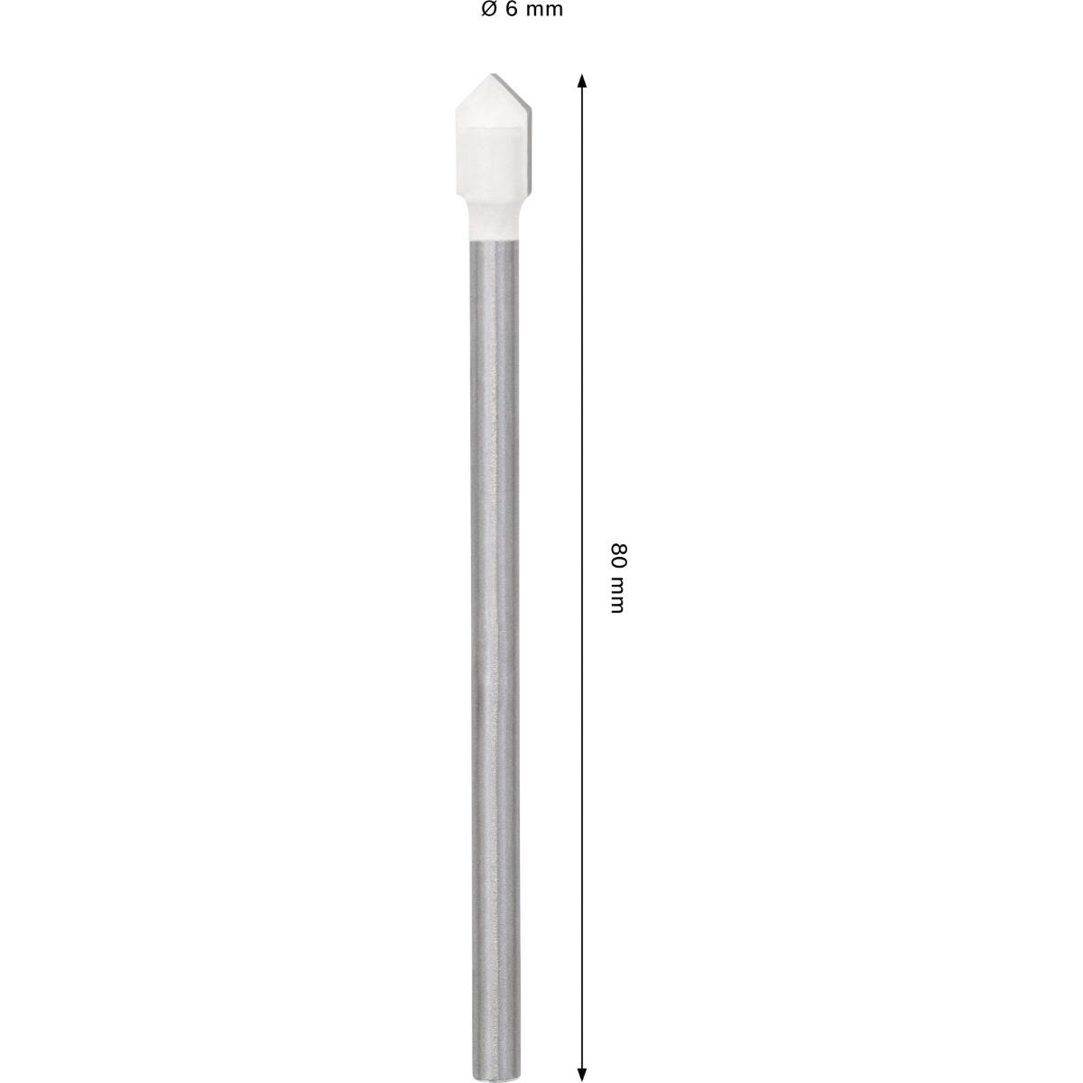 Bosch CYL-9 Soft Ceramic Bohrer, 6 x 80 mm