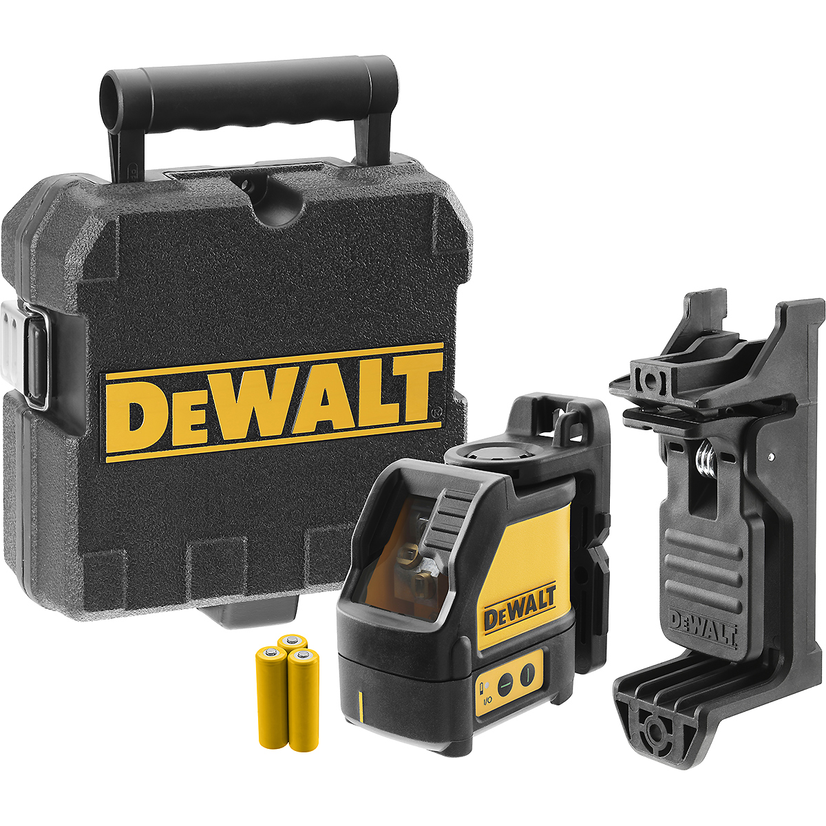 DEWALT Kreuzlinienlaser grün batteriebetrieben