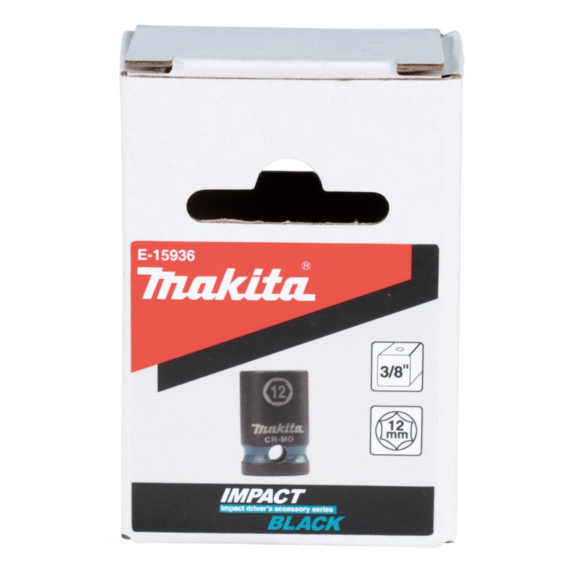 Makita Schlagnuss 3/8 Zoll kurz Impact Black