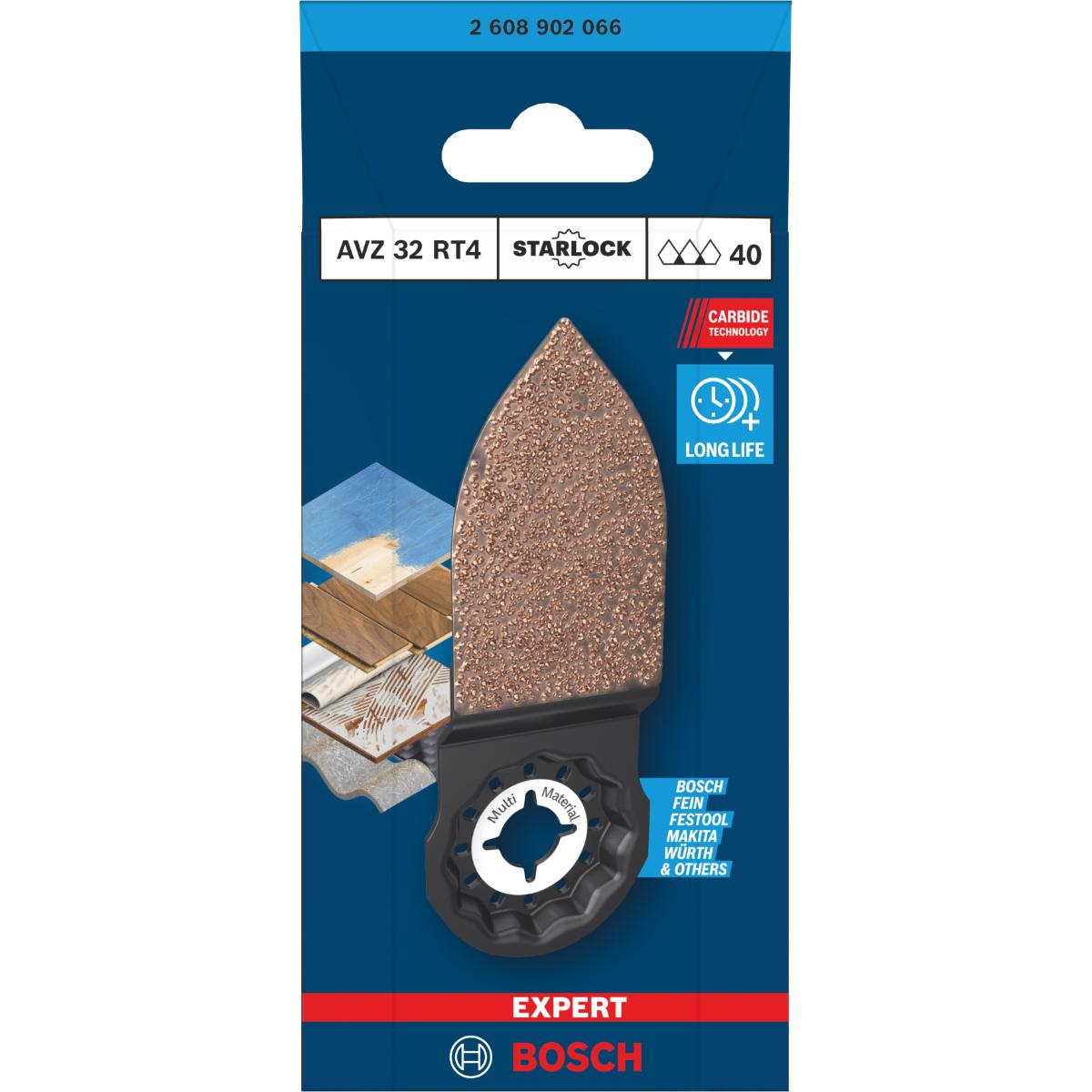 Bosch EXPERT AVZ 32 RT4 Schleiffinger, 32 x 53 mm