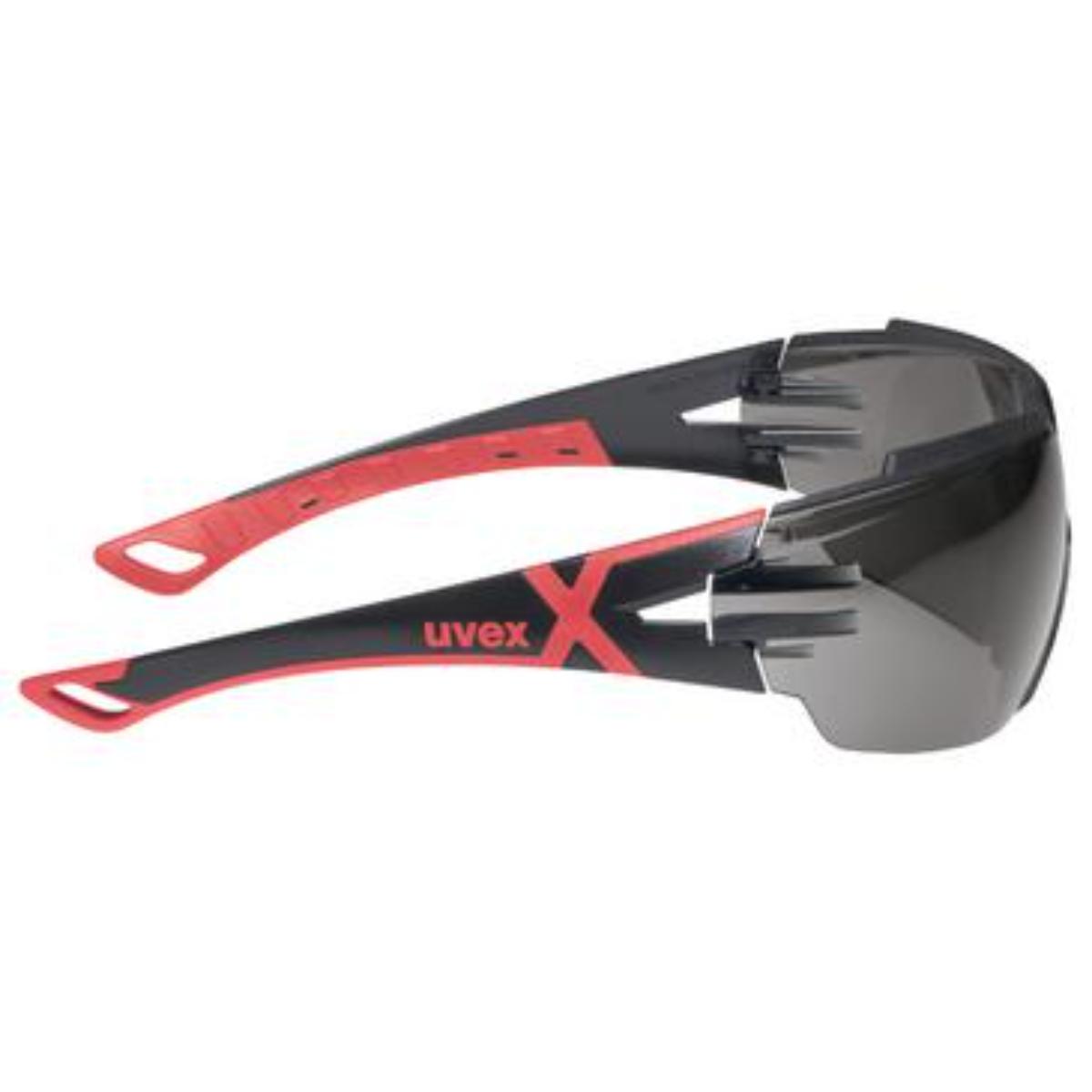 uvex Bügelbrille pheos cx2 Infrarotschutz 3,0 schwarz, rot