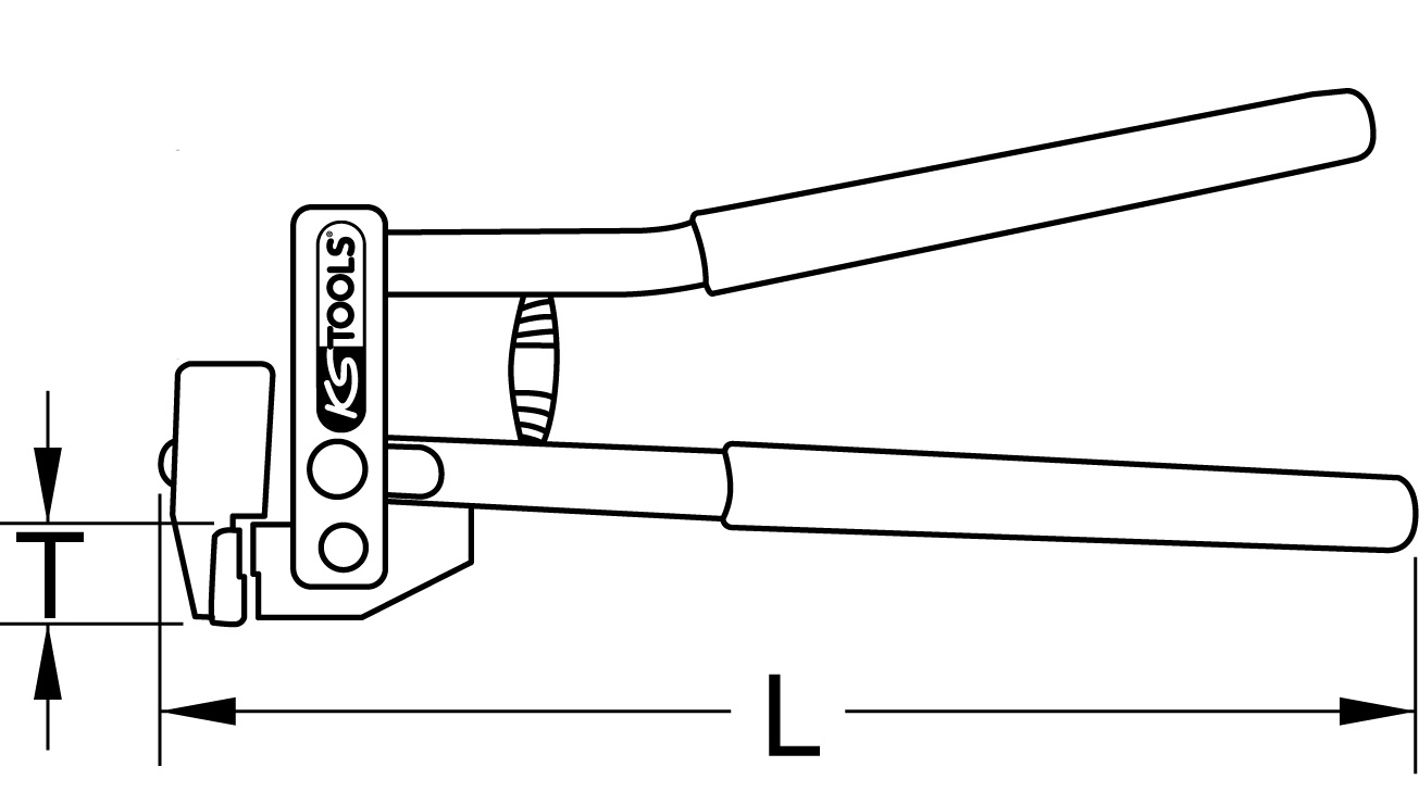 KS Tools Absetzzange, 280mm