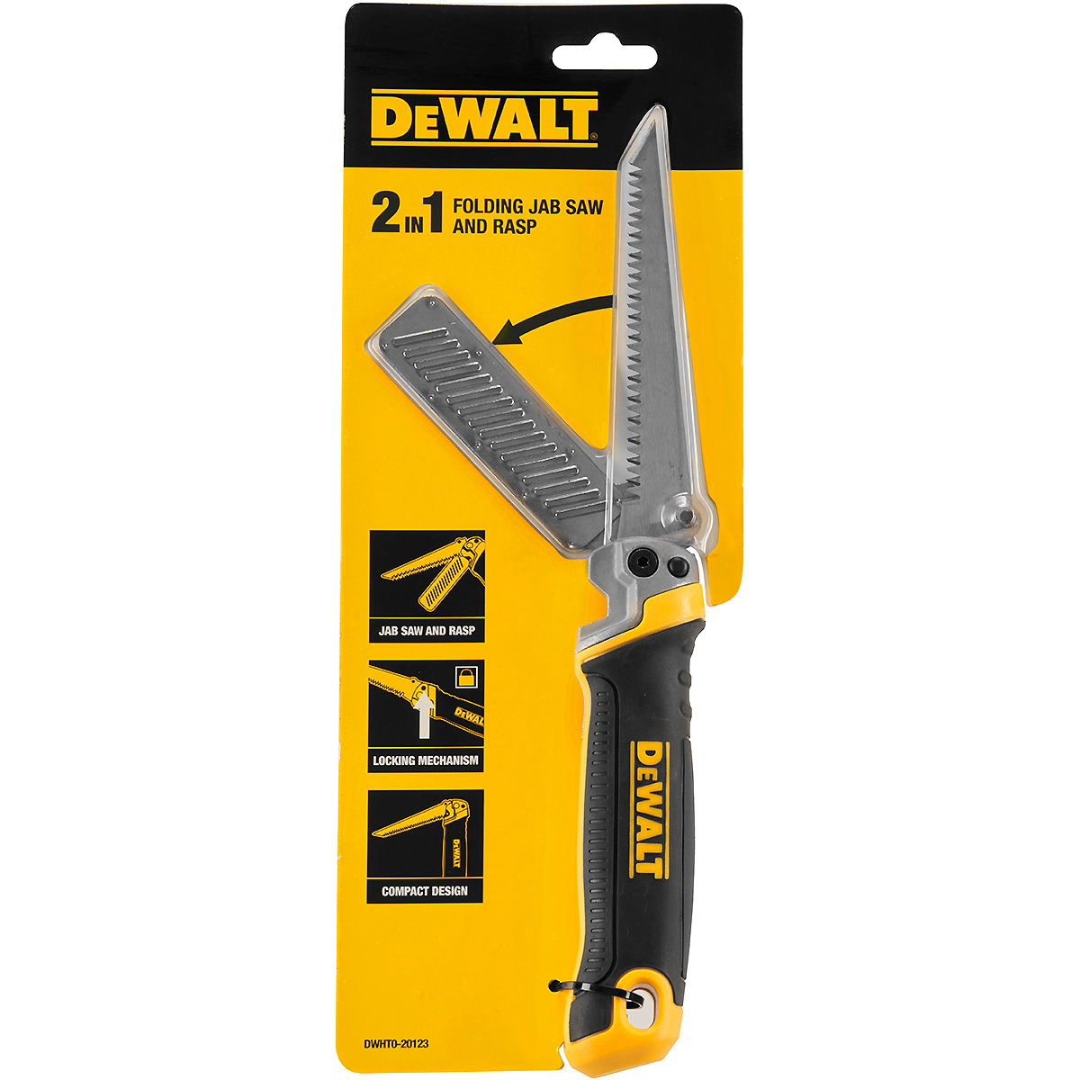 DEWALT Klapp-Stichsäge mit Raspel