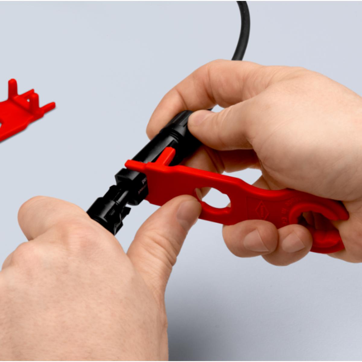 KNIPEX Montagewerkzeug-Set für Solar-Steckverbinder MC4 (Multi-Contact) 115 mm