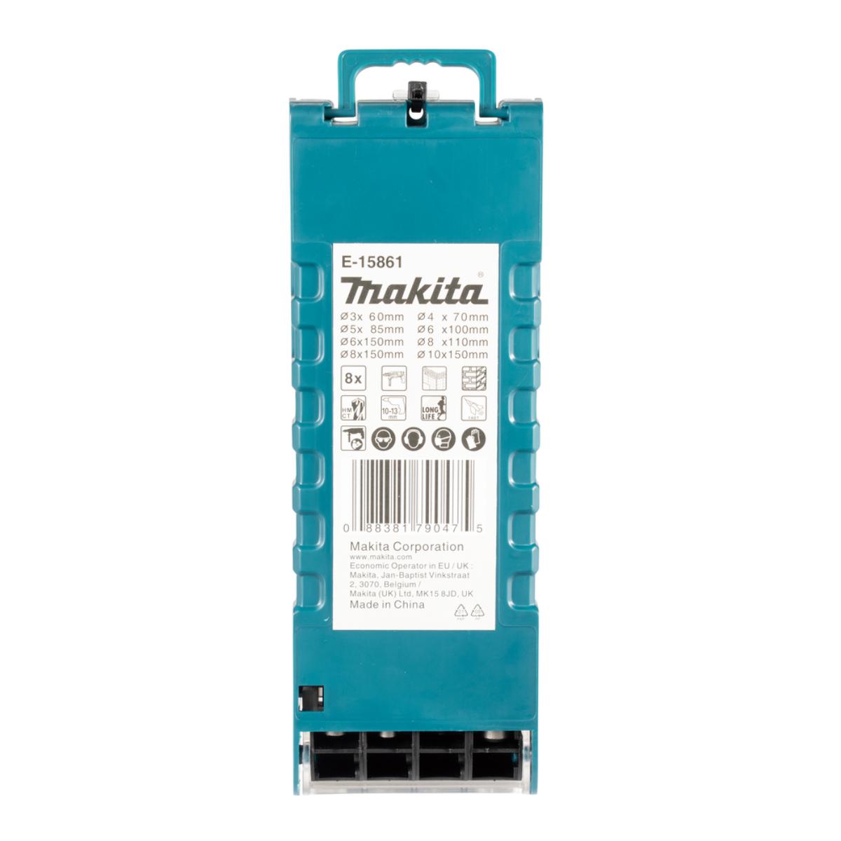Makita Steinbohrer-Set 8-tlg. Rundschaft - 4-12 mm - E-15861