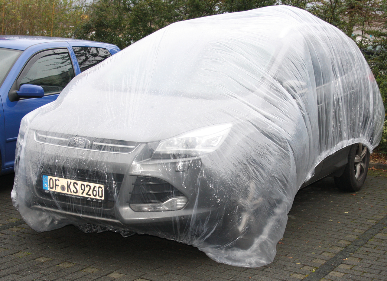 KS Tools Kunststoffgarage, transparent, 6,5 x 3,5 m