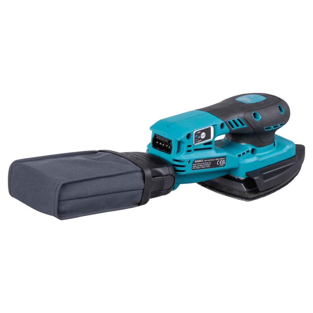 Makita Akku-Schwingschleifer XGT - Connector - Delta 100x150 mm - 3,0 mm Hub - 1,6 m Kabel