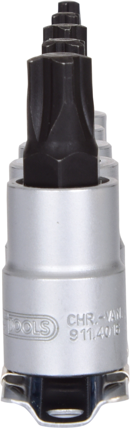 KS Tools 3/8" Bit-Stecknuss-Satz für MTS MORTORq®-Schrauben, 5-tlg