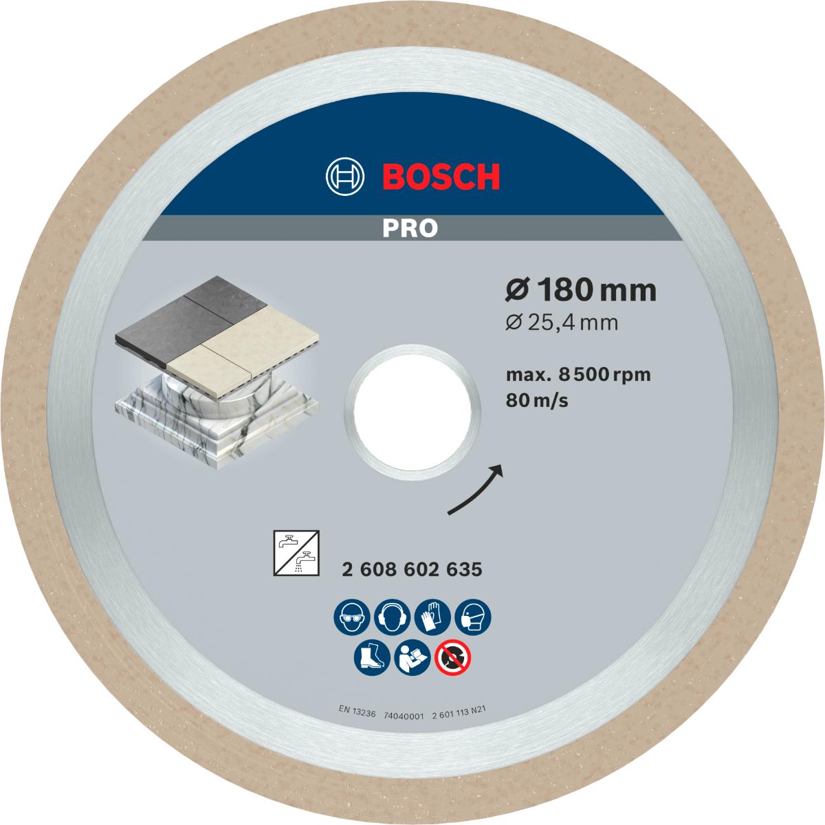 Bosch PRO Diamanttrennscheibe Best for Ceramic