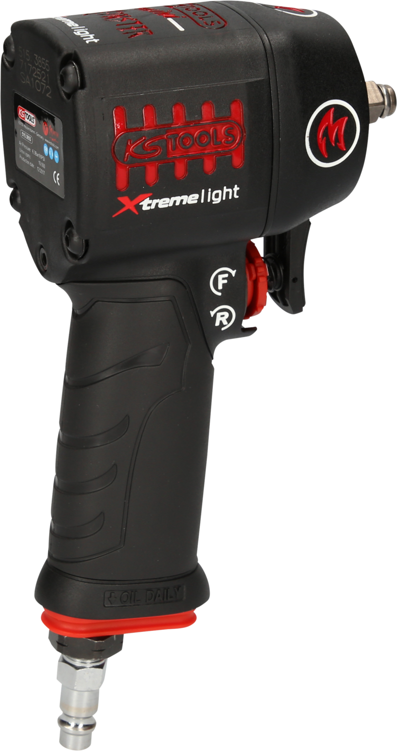 KS Tools 3/8" miniMONSTER Xtremelight Hochleistungs-Druckluft-Schlagschrauber 1.390 Nm