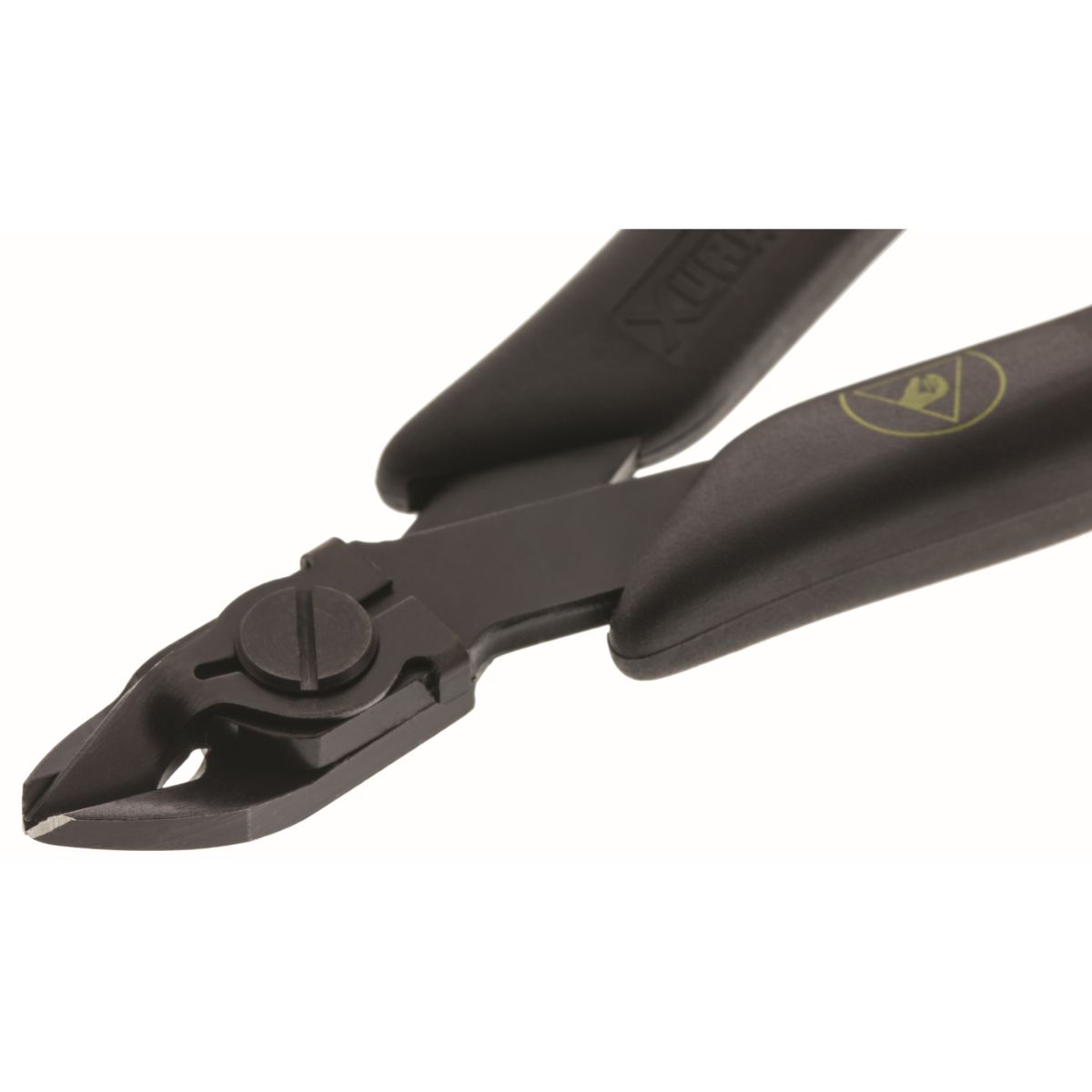 Xuron 9100ASF Micro-Shear Seitenschneider ovaler Kopf mit ESD gerechten Griffen und Drahthalter