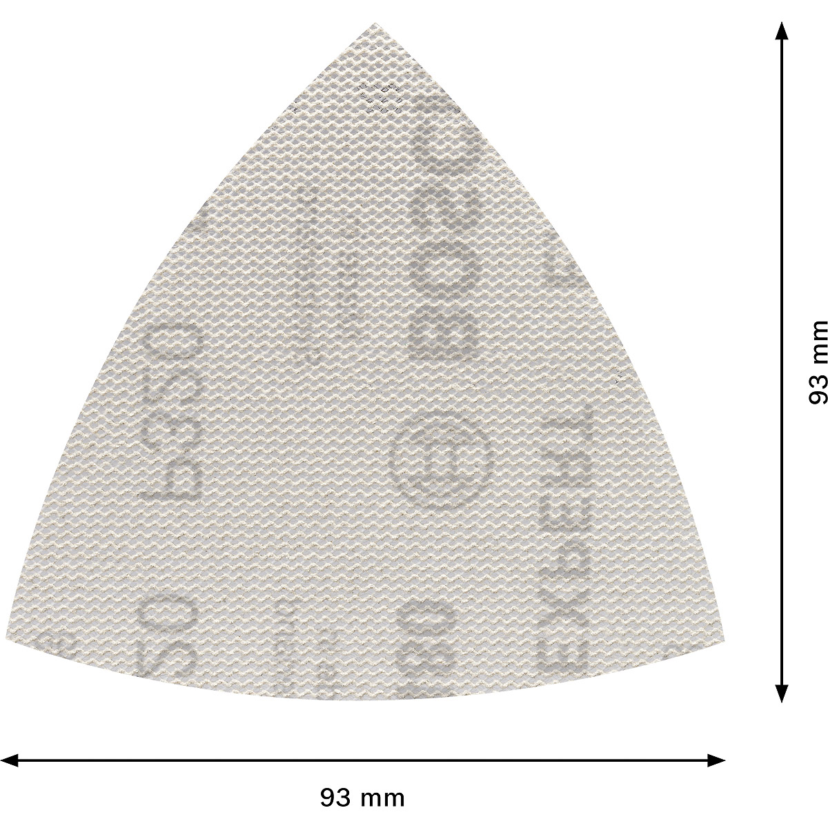 Bosch EXPERT M480 Schleifnetz für Deltaschleifer, 93 x 93mm, 5-tlg., K320
