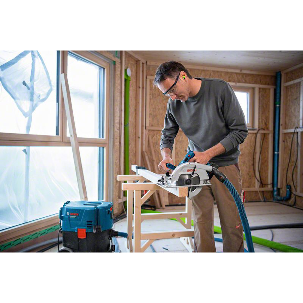 Bosch Akku-Kreissäge GKS 18V-70 L in L-BOXX 238